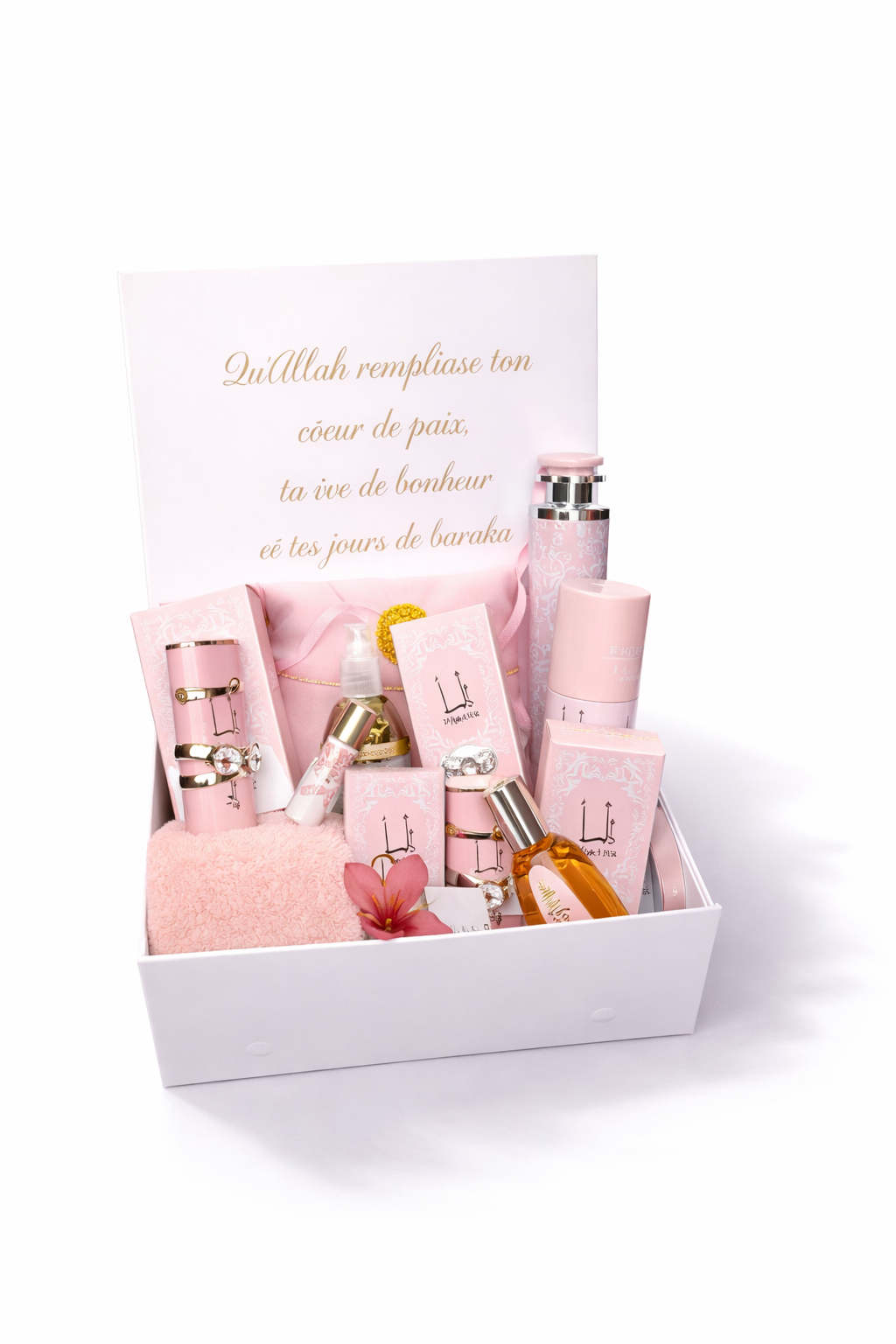 Coffret Prestige Rose Personnalisé