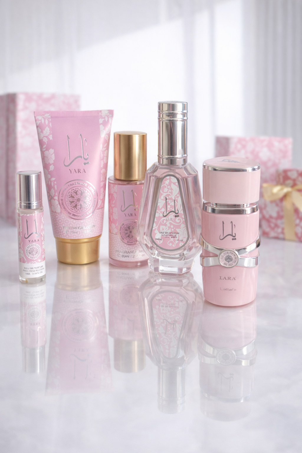 Coffret Yara Rose – Coffret Parfum Cadeau Femme